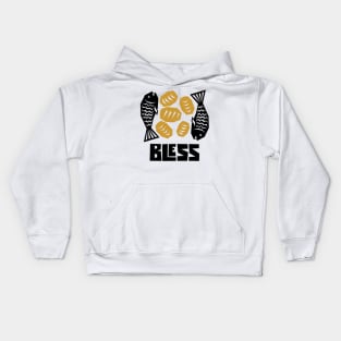 Biblical illustration. Bless. Kids Hoodie